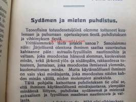 Ruusu-Risti 1923 Okkultinen aikakauskirja sidottu vuosikerta