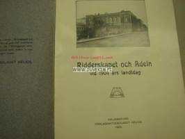 Ridderskapet och Adeln vid 1904 års landtdag