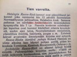 Ruusu-Risti 1923 Okkultinen aikakauskirja sidottu vuosikerta