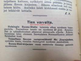 Ruusu-Risti 1923 Okkultinen aikakauskirja sidottu vuosikerta