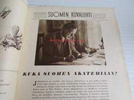 Suomen Kuvalehti 1951 nr 7, (kansikuva Leena Pietilä), V. A. Koskenniemi: ranskalainen rapsodia, olisiko jo aika sijoittaa siirtokalastajat, kurja kirje