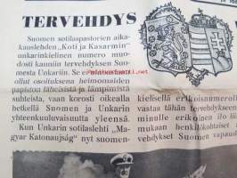 Magyar Katonaujság - &quot;Unkarin sotilaslehti&quot; - Tervehdys Unkarista -Suomen sotilaspastorien aikakauslehden &quot;Koti ja Kasarmin&quot; unkarinkielinen numero muodosti