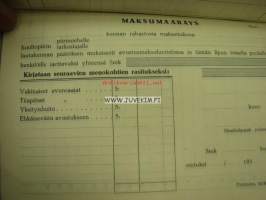 Huollon piirimiehen avustusluettelo Mellilä Vähäperä 1938 / Erland Tanhuapää