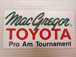 Mac Gregor Toyota Pro Am Tournament -tarra