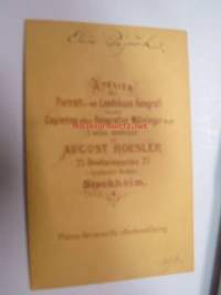 Elin P????, Atelier A. Roesler, Stockholm -visiittikorttivalokuva