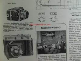 Tekniikan maailma 1955 nr 11, sis. mm. seur. artikkelit / kuvat / mainokset; Kamera katsaus 6 X 6 kamerat, Uusia radioputkia, DC 96 paristokäyttöinen ulaputki,