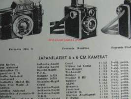 Tekniikan maailma 1955 nr 11, sis. mm. seur. artikkelit / kuvat / mainokset; Kamera katsaus 6 X 6 kamerat, Uusia radioputkia, DC 96 paristokäyttöinen ulaputki,