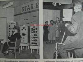 Tekniikan maailma 1955 nr 11, sis. mm. seur. artikkelit / kuvat / mainokset; Kamera katsaus 6 X 6 kamerat, Uusia radioputkia, DC 96 paristokäyttöinen ulaputki,