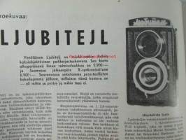 Tekniikan maailma 1955 nr 5, sis. mm. seur. artikkelit / kuvat / mainokset; Uusi Nikon S-2, Halpa ja helppo rakenteinen Vihmuri eli puutarhakastelija, Tislauksesta,