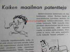 Tekniikan Maailma 1955 nr 1, sis. mm. seur. artikkelit / kuvat / mainokset; Neulakortin jokamiehen reikäkorttijärjestelmä, Moniasteinen vastakytkentä - hyvän