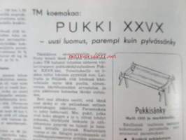 Tekniikan Maailma 1955 nr 1, sis. mm. seur. artikkelit / kuvat / mainokset; Neulakortin jokamiehen reikäkorttijärjestelmä, Moniasteinen vastakytkentä - hyvän