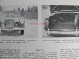 Tekniikan Maailma 1955 nr 1, sis. mm. seur. artikkelit / kuvat / mainokset; Neulakortin jokamiehen reikäkorttijärjestelmä, Moniasteinen vastakytkentä - hyvän