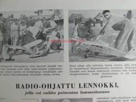 Tekniikan Maailma 1955 nr 1, sis. mm. seur. artikkelit / kuvat / mainokset; Neulakortin jokamiehen reikäkorttijärjestelmä, Moniasteinen vastakytkentä - hyvän