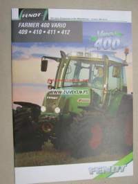 Fendt Farmer 400 Vario 409, 410, 411, 412 traktori -myyntiesite, saksankielinen