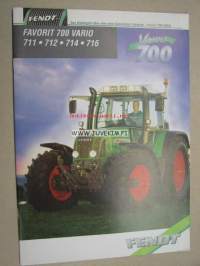 Fendt Favorit 700 Vario 711, 712, 714, 716 traktori -myyntiesite, saksankielinen
