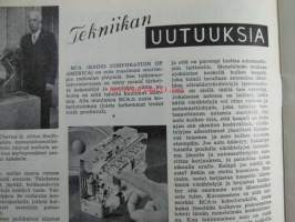 Tekniikan Maailma 1954 nr 3, sis. mm. seur. artikkelit / kuvat / mainokset; Kansikuvassa yliääninopeuskone Douglas X-3, Kopioiminen  valokuvausmenetelmällä,