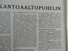 Tekniikan Maailma 1954 nr 5, sis. mm. seur. artikkelit / kuvat / mainokset; Kansikuvassa Frankfurtin messu-uutuus sähköraketti, &quot;Minisub&quot; jokamiehen sukellusvene,