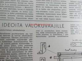 Tekniikan Maailma 1954 nr 5, sis. mm. seur. artikkelit / kuvat / mainokset; Kansikuvassa Frankfurtin messu-uutuus sähköraketti, &quot;Minisub&quot; jokamiehen sukellusvene,