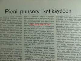 Tekniikan Maailma 1954 nr 6-7, sis. mm. seur. artikkelit / kuvat / mainokset; Letkuvarsihiomakone - monikäyttöinen työkalu, Pieni puusorvi kotikäyttöön,