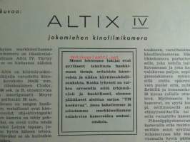 Tekniikan Maailma 1954 nr 6-7, sis. mm. seur. artikkelit / kuvat / mainokset; Letkuvarsihiomakone - monikäyttöinen työkalu, Pieni puusorvi kotikäyttöön,