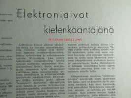 Tekniikan Maailma 1954 nr 6-7, sis. mm. seur. artikkelit / kuvat / mainokset; Letkuvarsihiomakone - monikäyttöinen työkalu, Pieni puusorvi kotikäyttöön,