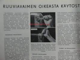 Tekniikan Maailma 1954 nr 8, sis. mm. seur. artikkelit / kuvat / mainokset; Kannessa pienoiskamera Colibri, Kameran sähkömagneettinen laukaisija, 4W