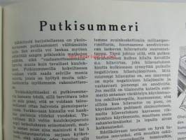 Tekniikan Maailma 1954 nr 8, sis. mm. seur. artikkelit / kuvat / mainokset; Kannessa pienoiskamera Colibri, Kameran sähkömagneettinen laukaisija, 4W