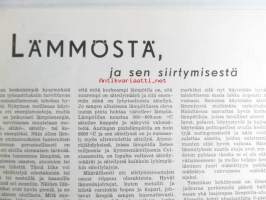 Tekniikan Maailma 1954 nr 8, sis. mm. seur. artikkelit / kuvat / mainokset; Kannessa pienoiskamera Colibri, Kameran sähkömagneettinen laukaisija, 4W