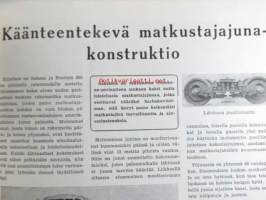 Tekniikan Maailma 1954 nr 8, sis. mm. seur. artikkelit / kuvat / mainokset; Kannessa pienoiskamera Colibri, Kameran sähkömagneettinen laukaisija, 4W