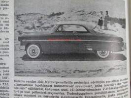Tekniikan Maailma 1954 nr 8, sis. mm. seur. artikkelit / kuvat / mainokset; Kannessa pienoiskamera Colibri, Kameran sähkömagneettinen laukaisija, 4W