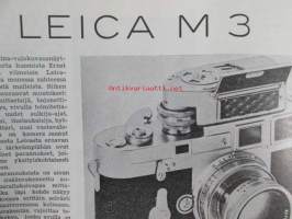 Tekniikan Maailma 1954 nr 10, sis. mm. seur. artikkelit / kuvat / mainokset; Nauhahiomakone rakennepiirustus ja osaluettelo, Kokokeraamiset radioputket, Leica M-3,