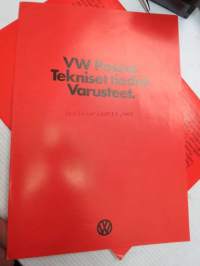 Volkswagen Passat 1978 -myyntiesite + tekniset tiedot