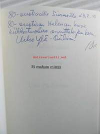 Ei maham mittään - tarinaa ja muistelua Säkkijärven murteella