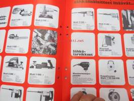 Bosch sähkötyökaluja teollisuudelle maataloudelle ja korjaamoille 1973 -myyntiesite