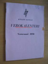 Köyliön verokalenteri 1970