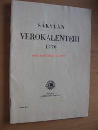 Säkylän verokalenteri 1970