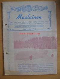 Maalainen 1953 / 4 Joulukuu- Suomen maalaisten keskinäisenvakuutusyhtiön asiamieslehti