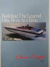 Chris Craft Building The Legend  One Boat Ata Time 1989 - Malliston myyntiesite