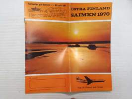 Östra Finland / Saimen 1970 -matkailuesite