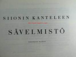 Siionin kanteleen sävelmistö