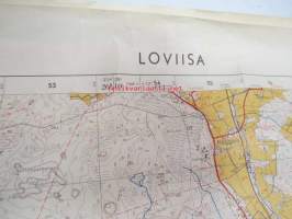 Lovisa / Loviisa peruskartta 1:20 000 grundkarta 1962