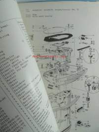 Monark-Crescent 50s 55 Outboardmotor - Reservdelslista/Varaosakirja ruotsiksi ja englanniksi. Irrallisia sivuja (37 s)