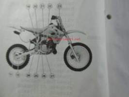 Kawasaki KX80 - Omistajan käyttöohjekirja