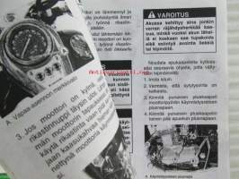 Kawasaki EN500 - Käyttöohjekirja