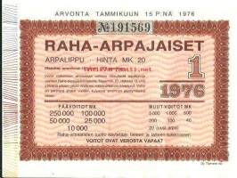 Raha-arpa 1976 / 1 arpa