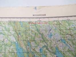 Mueserskij - Mueserski? 1:200 000 -venäläinen kartta v. 1993