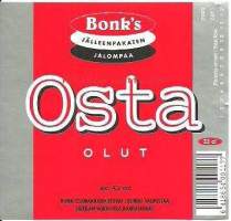 Bonk Osta Olut   - olutetiketti