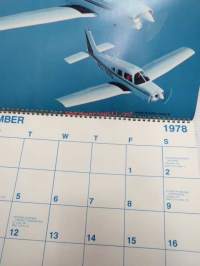 Piper 1978 KeepFlying wall calendar -seinäkalenteri