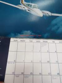 Piper 1979 Aviation Planning Calendar, wall calendar -seinäkalenteri