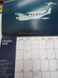 Piper 1979 Aviation Planning Calendar, wall calendar -seinäkalenteri